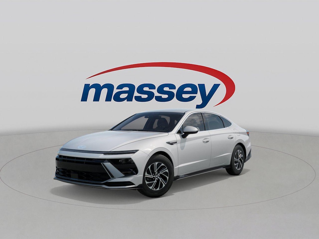 New 2026 Hyundai Sonata Hybrid Blue Sedan