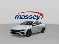 2026 Hyundai Elantra Hybrid Blue Sedan