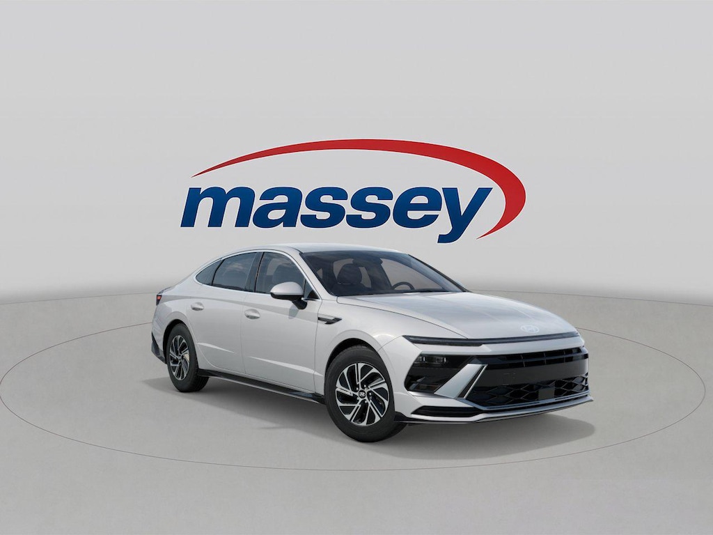 New 2026 Hyundai Sonata Hybrid Blue Sedan