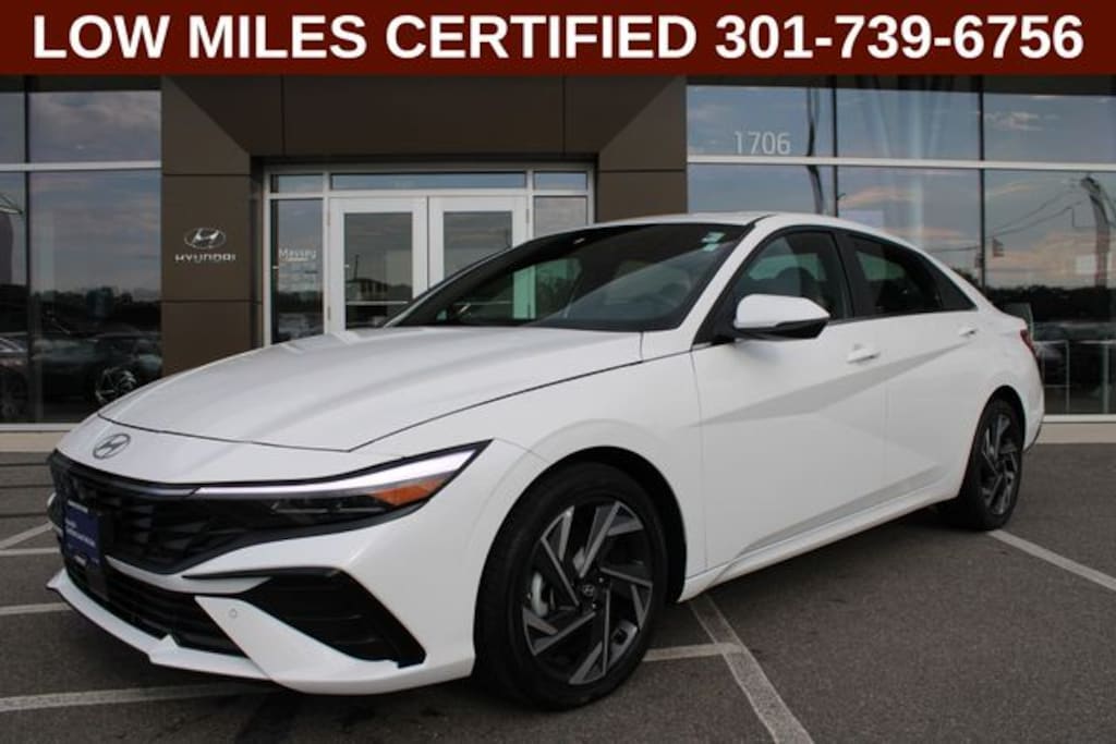 Certified 2024 Hyundai Elantra Hybrid Limited Sedan