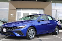 2025 Hyundai Elantra Hybrid Blue Sedan