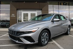 2026 Hyundai Elantra Hybrid Blue Sedan