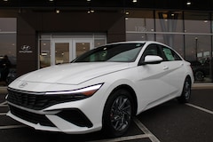 2026 Hyundai Elantra Hybrid Blue Sedan