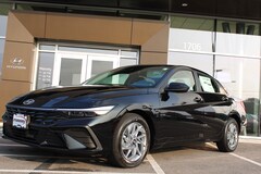 2025 Hyundai Elantra Hybrid Blue Sedan