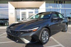 2026 Hyundai Elantra Hybrid Blue Sedan