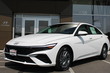 New 2025 Hyundai Elantra Hybrid Blue Sedan