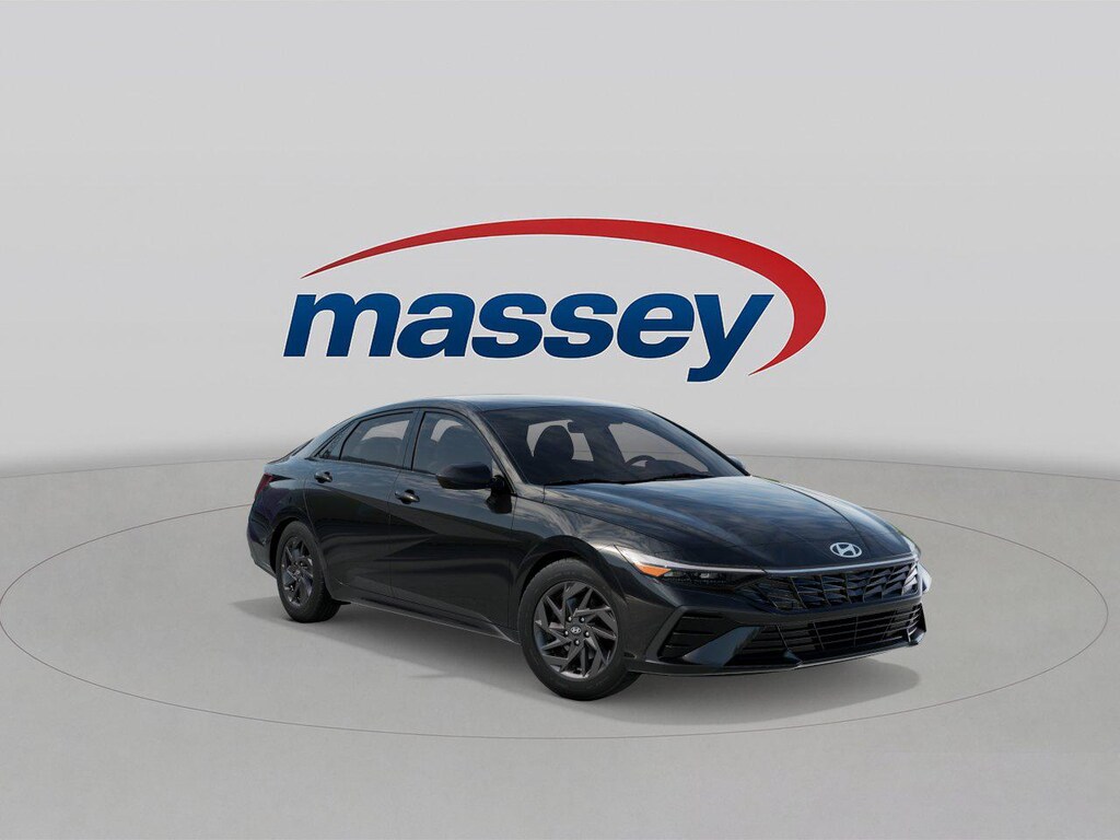 New 2026 Hyundai Elantra Hybrid Blue Sedan