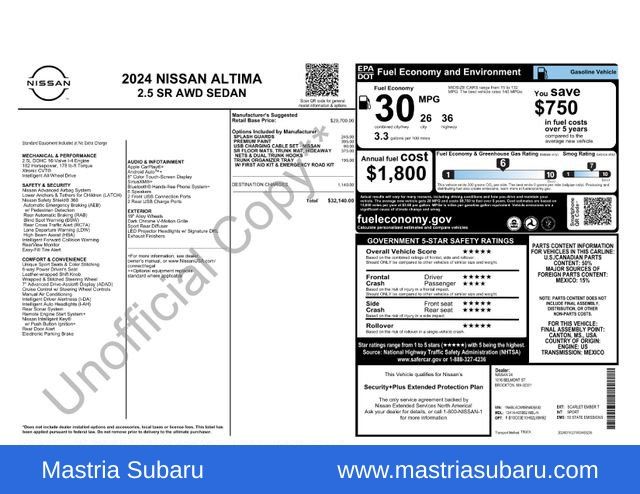 2024 Nissan Altima SR - Photo 37