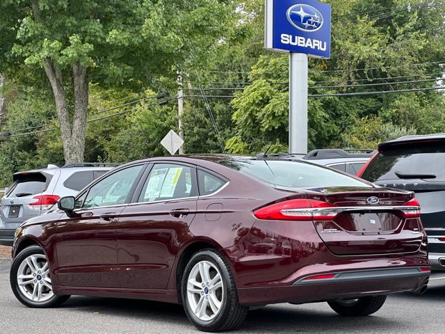 Used 2018 Ford Fusion SE with VIN 3FA6P0HD9JR264239 for sale in Raynham, MA