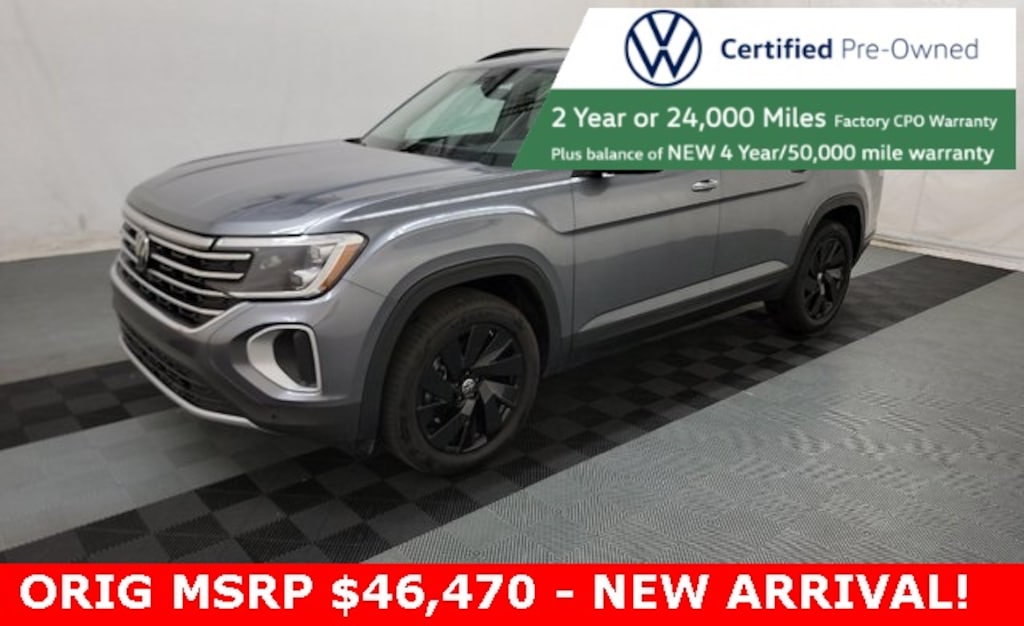 Certified 2025 Volkswagen Atlas 2.0T SE w/Technology SUV