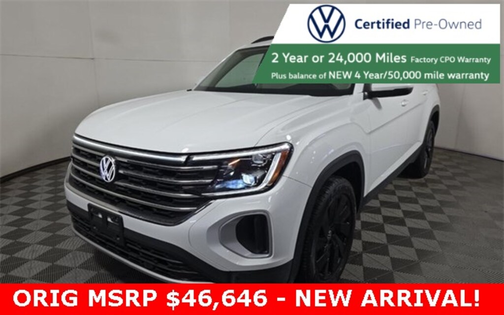 Certified 2024 Volkswagen Atlas 2.0T SE w/Technology SUV