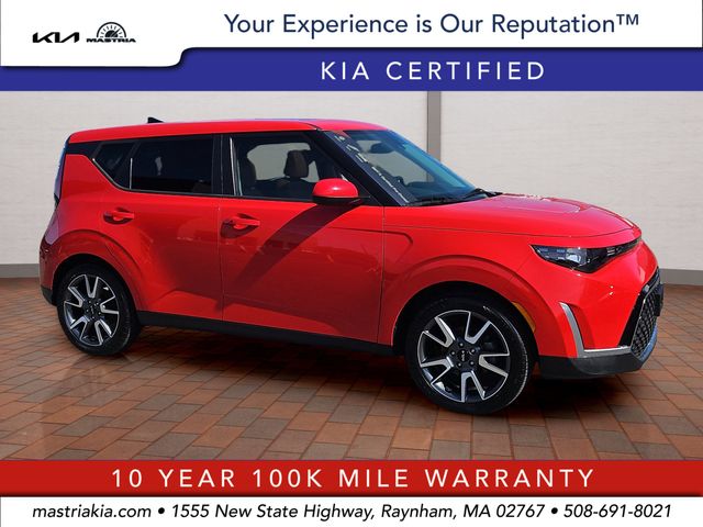 Inferno Red 2024 Kia Soul EX FWD SUV / Crossover Front-Wheel Drive Continuously Variable Transmission