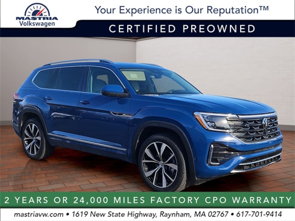 Certified 2025 Volkswagen Atlas 2.0T SEL Premium R-Line SUV