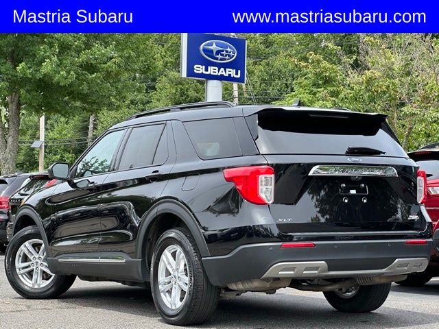 Used 2023 Ford Explorer XLT with VIN 1FMSK8DH0PGA08534 for sale in Raynham, MA