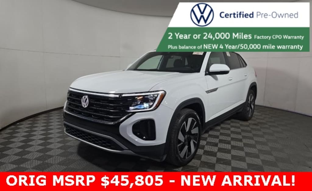 Certified 2024 Volkswagen Atlas Cross Sport 2.0T SE w/Technology SUV