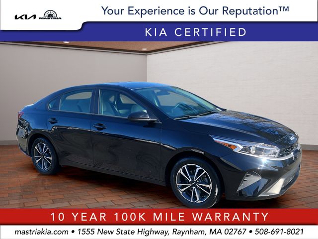 Aurora Black 2023 Kia Forte LXS FWD Sedan Front-Wheel Drive Continuously Variable Transmission