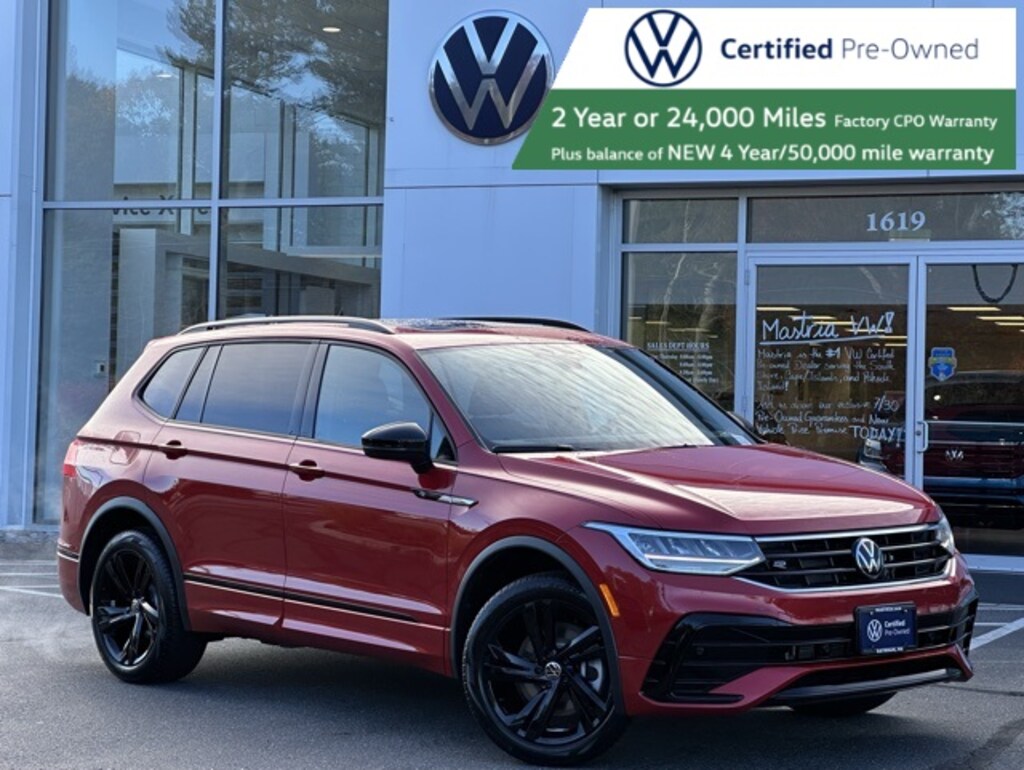 Certified 2024 Volkswagen Tiguan 2.0T SE R-Line Black SUV