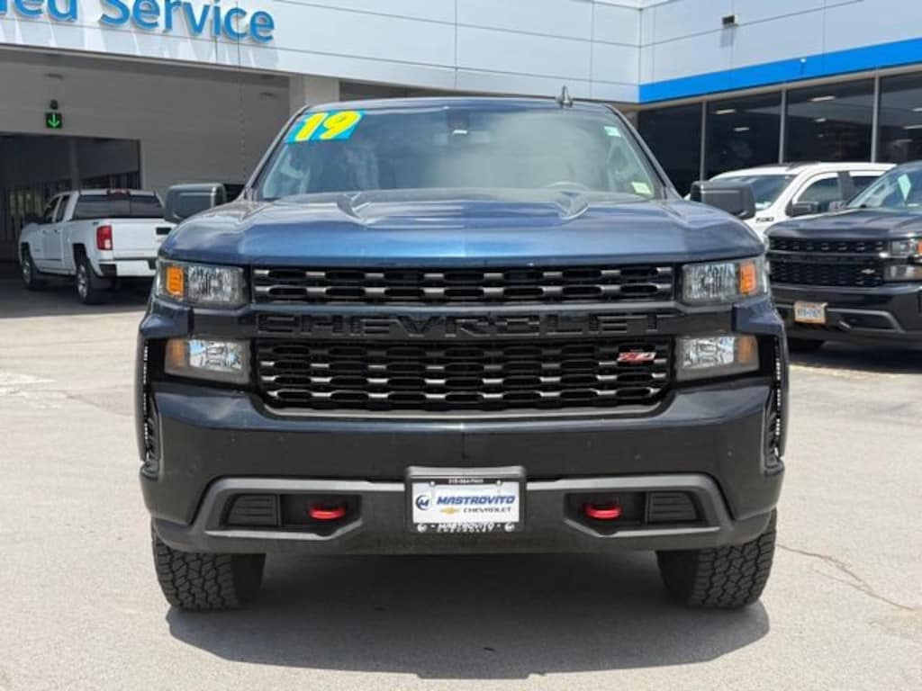 Used 2019 Chevrolet Silverado 1500 Custom Trail Boss Truck Crew Cab