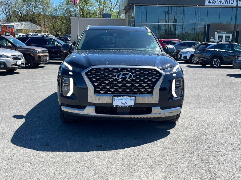 Certified 2022 Hyundai Palisade Calligraphy with VIN KM8R7DHE3NU371689 for sale in New York Mills, NY