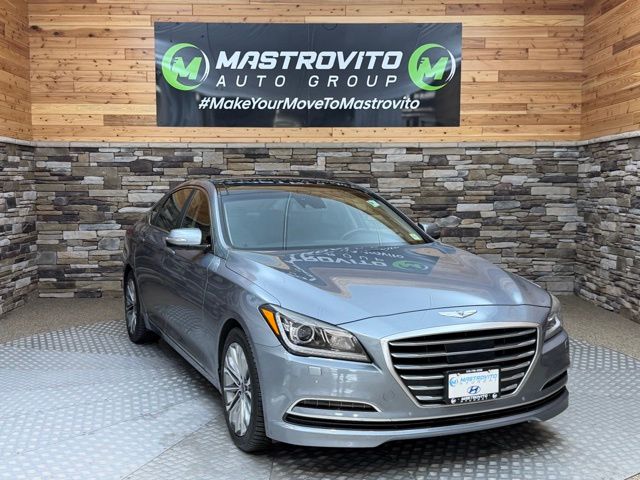 Used 2015 Hyundai Genesis Base with VIN KMHGN4JE0FU100369 for sale in New York Mills, NY