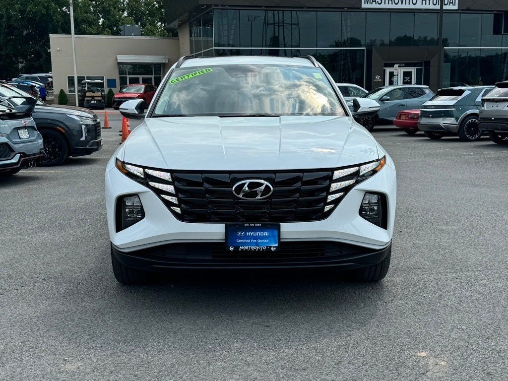 Certified 2022 Hyundai Tucson SEL with VIN 5NMJFCAEXNH031410 for sale in New York Mills, NY