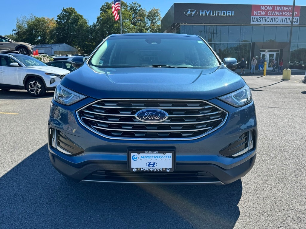 Used 2019 Ford Edge Titanium with VIN 2FMPK4K97KBB94342 for sale in New York Mills, NY