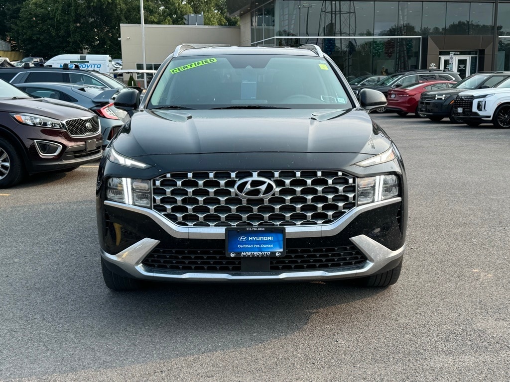 Certified 2022 Hyundai Santa Fe SEL with VIN 5NMS2DAJ4NH403729 for sale in New York Mills, NY