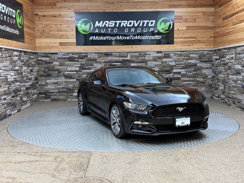 Used 2016 Ford Mustang EcoBoost with VIN 1FA6P8TH5G5306538 for sale in New York Mills, NY