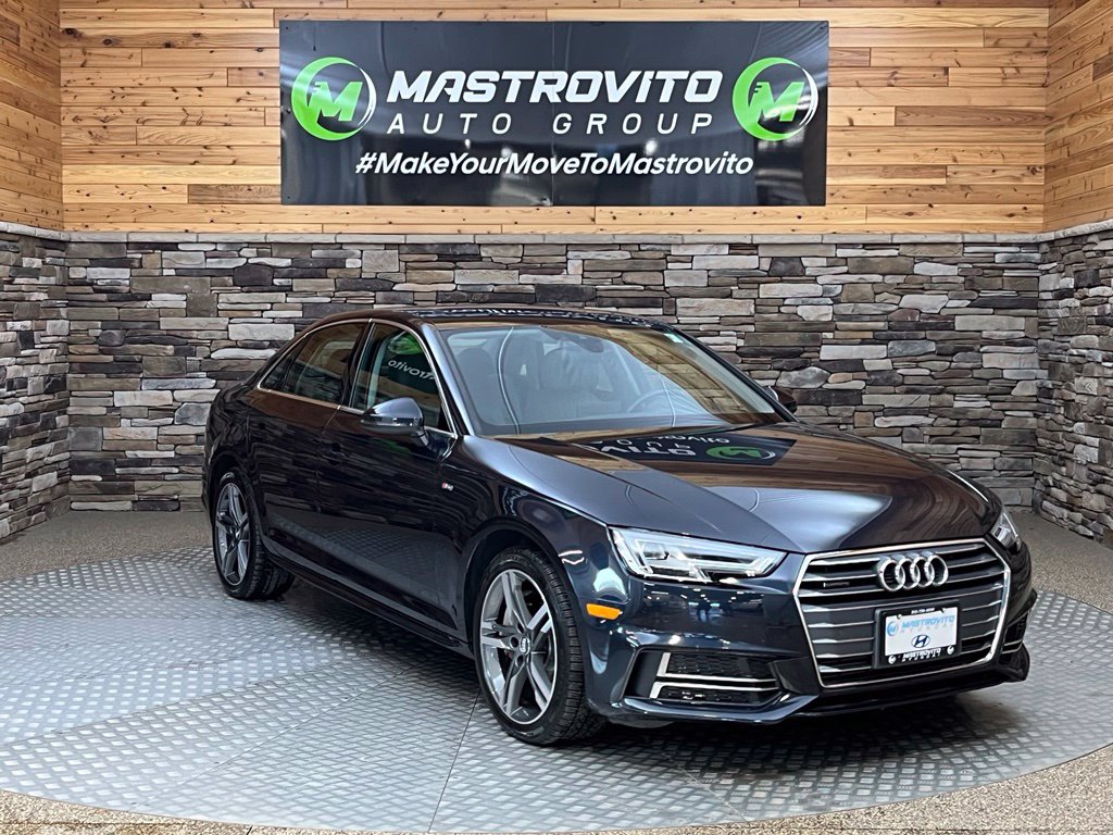 Used 2018 Audi A4 Premium Plus with VIN WAUPNAF40JA140879 for sale in New York Mills, NY