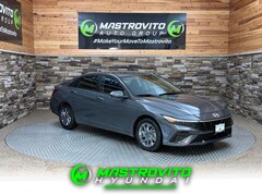 2026 Hyundai Elantra Hybrid Blue Sedan