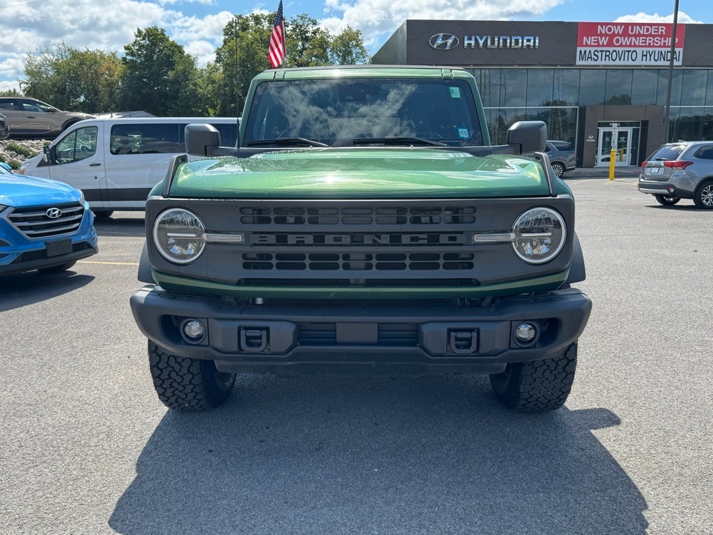 Used 2023 Ford Bronco 4-Door Black Diamond with VIN 1FMDE5BH4PLB22285 for sale in New York Mills, NY