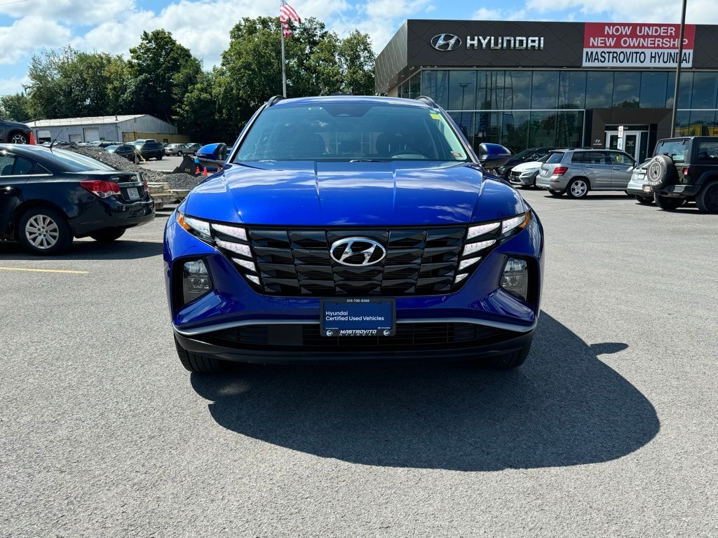 Certified 2022 Hyundai Tucson SEL with VIN 5NMJBCAE3NH029493 for sale in New York Mills, NY