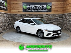 2026 Hyundai Elantra Hybrid Blue Sedan