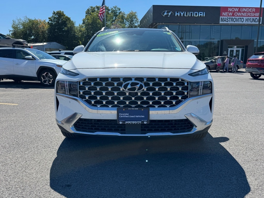 Certified 2023 Hyundai Santa Fe Limited HEV with VIN 5NMS5DA11PH007106 for sale in New York Mills, NY