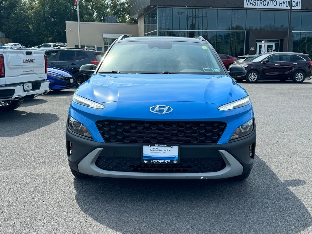 Certified 2022 Hyundai Kona SEL with VIN KM8K6CAB5NU770781 for sale in New York Mills, NY