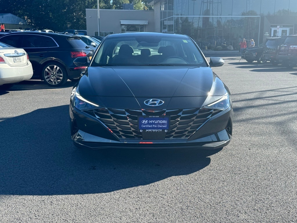 Certified 2022 Hyundai Elantra SEL with VIN 5NPLN4AG8NH074049 for sale in New York Mills, NY