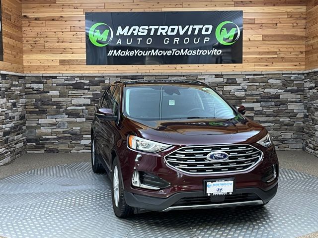 Used 2020 Ford Edge SEL with VIN 2FMPK4J90LBB39962 for sale in New York Mills, NY