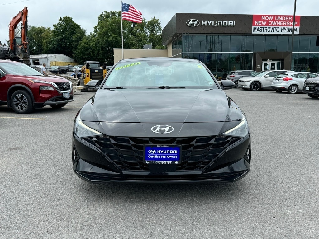 Certified 2022 Hyundai Elantra SEL with VIN KMHLS4AG6NU219762 for sale in New York Mills, NY