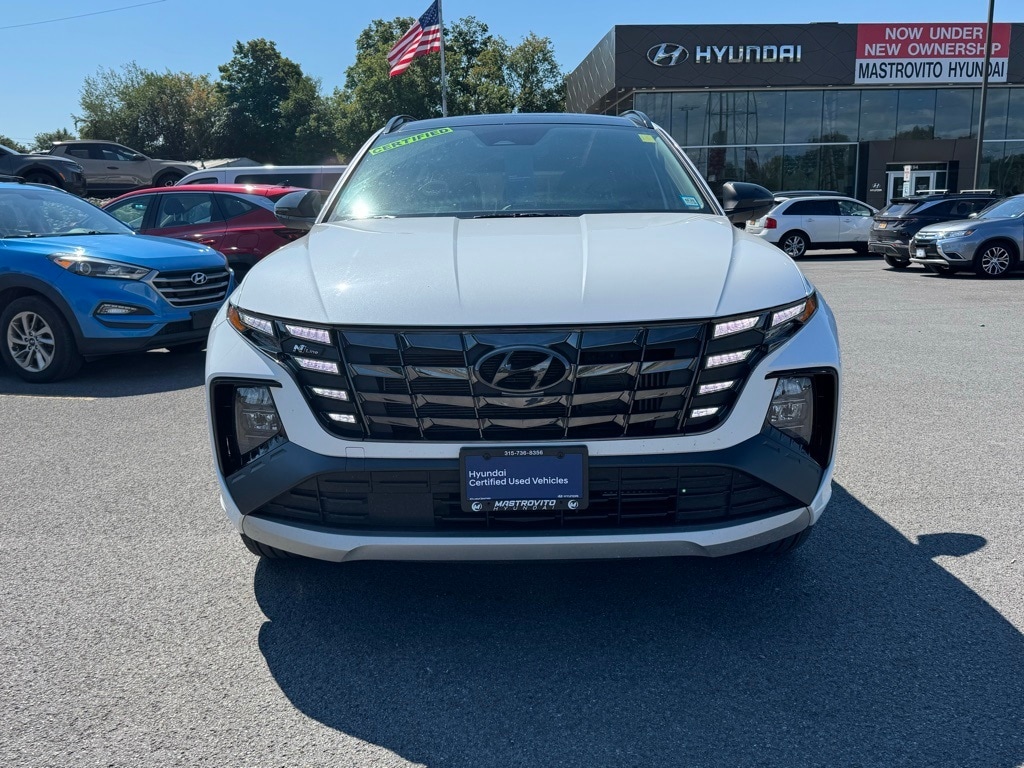 Certified 2024 Hyundai Tucson N Line with VIN KM8JFCD10RU153454 for sale in New York Mills, NY