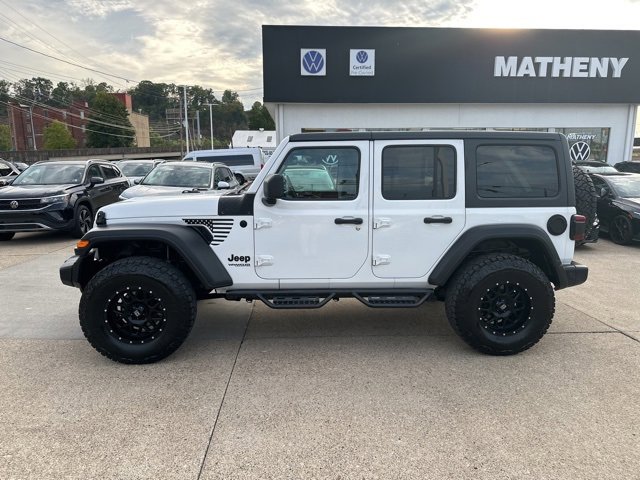 Used 2021 Jeep Wrangler Unlimited Altitude with VIN 1C4HJXDG3MW593663 for sale in Parkersburg, WV