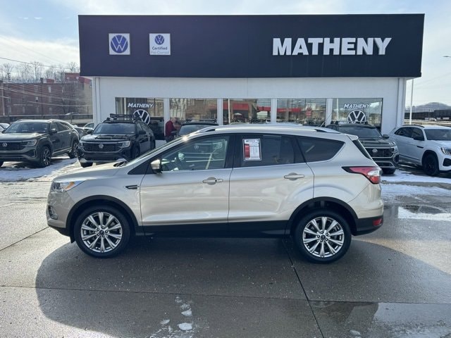 Used 2018 Ford Escape Titanium with VIN 1FMCU0J90JUD14297 for sale in Parkersburg, WV