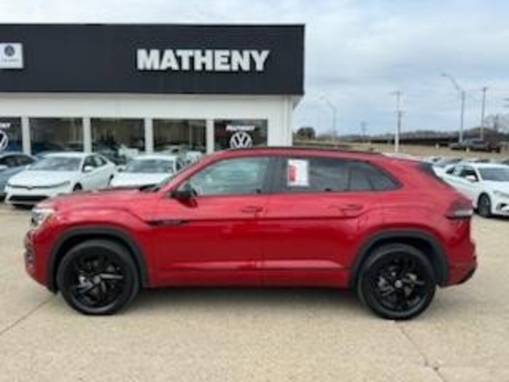 Certified 2025 Volkswagen Atlas Cross Sport 2.0T SEL R-Line Black SUV