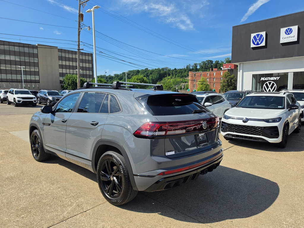 Certified 2025 Volkswagen Atlas Cross Sport 2.0T SEL R-Line Black SUV