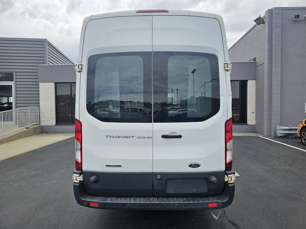 Used 2017 Ford Transit-350 w/Sliding Pass-Side Cargo-Door & 10,360 lb. GVWR Van High Roof HD Extended-Length Cargo Van