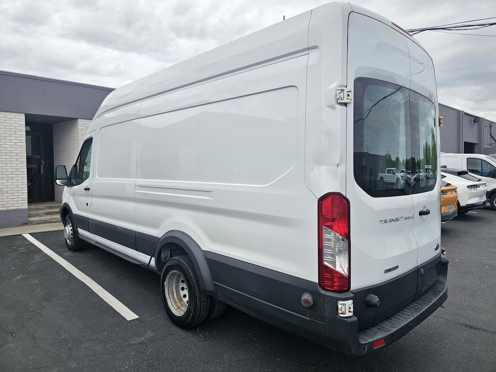 Used 2017 Ford Transit-350 w/Sliding Pass-Side Cargo-Door & 10,360 lb. GVWR Van High Roof HD Extended-Length Cargo Van