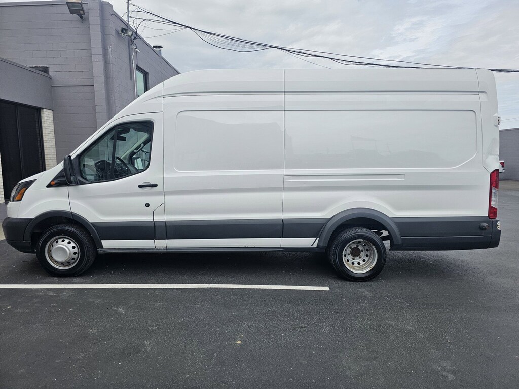 Used 2017 Ford Transit-350 w/Sliding Pass-Side Cargo-Door & 10,360 lb. GVWR Van High Roof HD Extended-Length Cargo Van