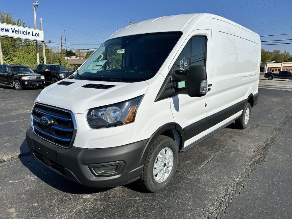 Used 2023 Ford E-Transit-350 Cargo Base Van Medium Roof Van
