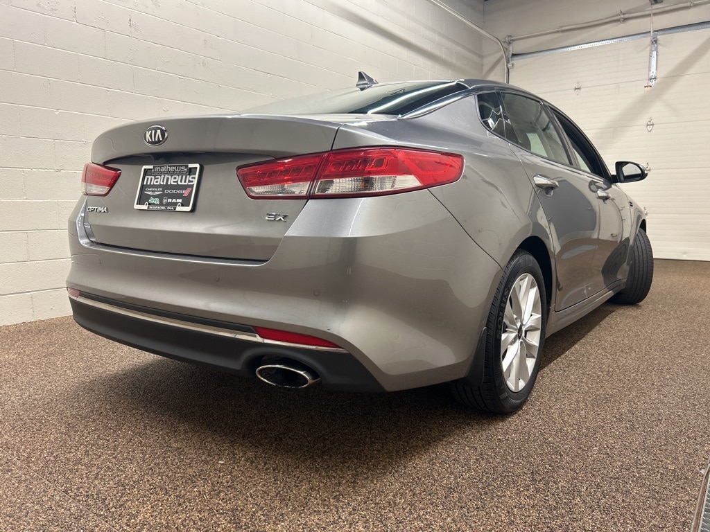 Used 2018 Kia Optima EX with VIN 5XXGU4L37JG202687 for sale in Marion, OH