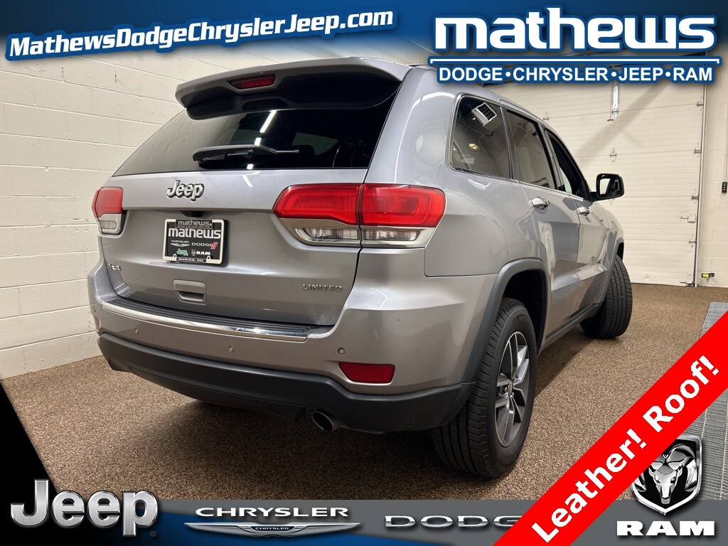 Used 2017 Jeep Grand Cherokee Limited with VIN 1C4RJFBG8HC761130 for sale in Marion, OH