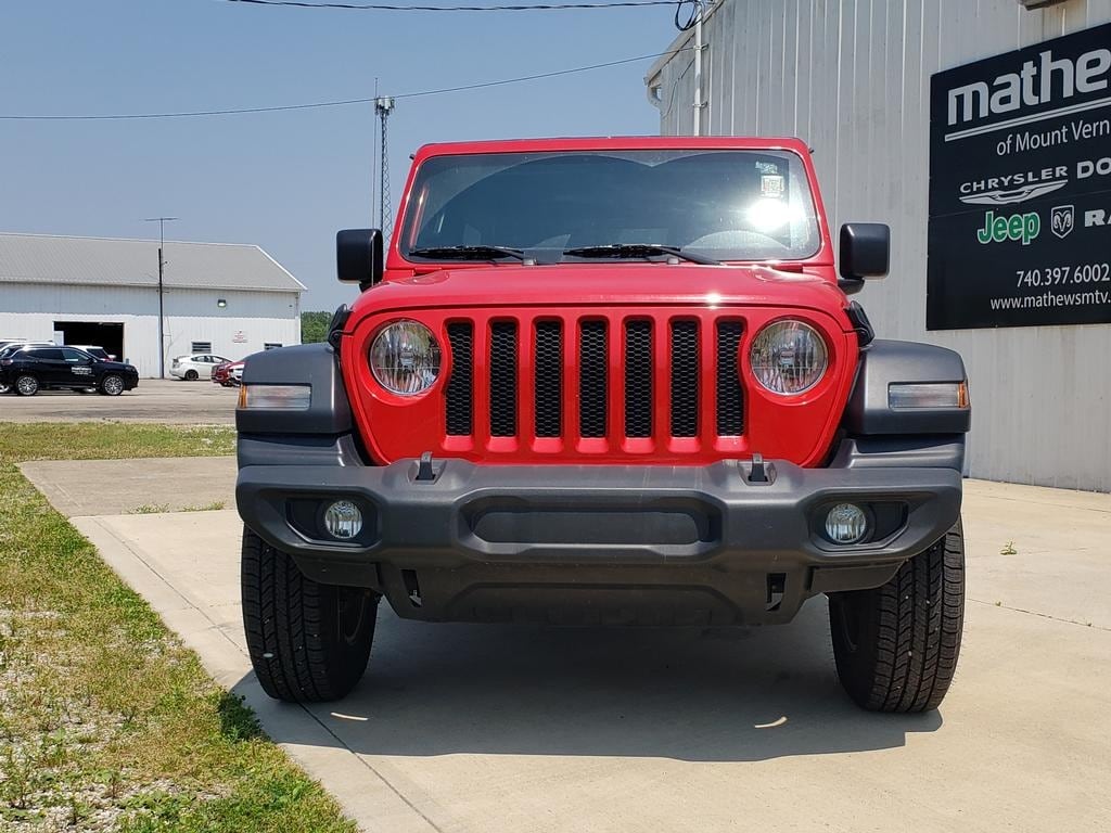 Used 2019 Jeep Wrangler Unlimited Sport S with VIN 1C4HJXDG4KW516491 for sale in Mount Vernon, OH